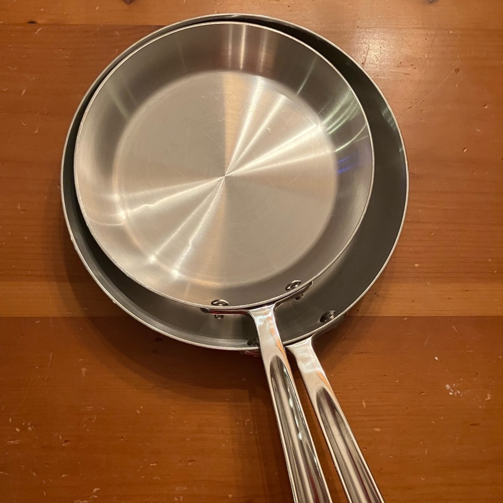 AllClad d5 Stainless Steel Pans 2-Pack
